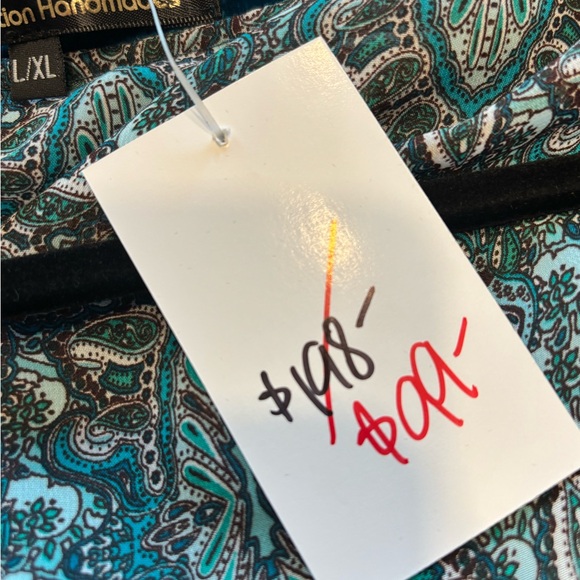 Luxurious Silk Velvet Kimono in Rich Teal - Picture 5 of 5